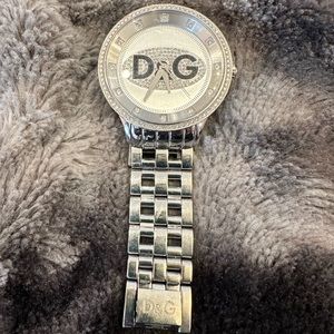 D&G DW0145 Dolce & Gabbana PRIME TIME Crystal Unisex Watch - Pre-Loved